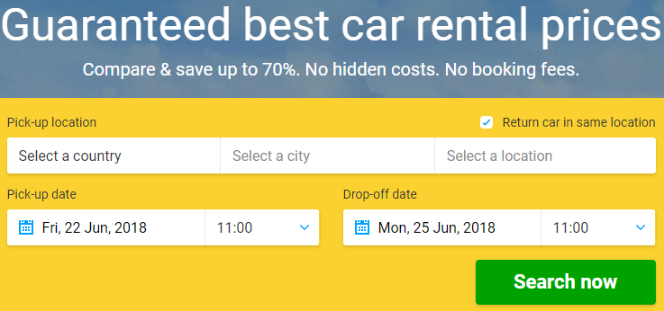 Best car exotic rental prices